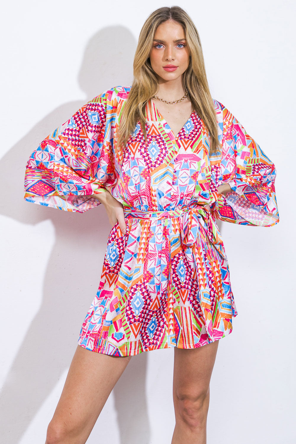 IN THE LEAVES WOVEN ROMPER Flying Tomato