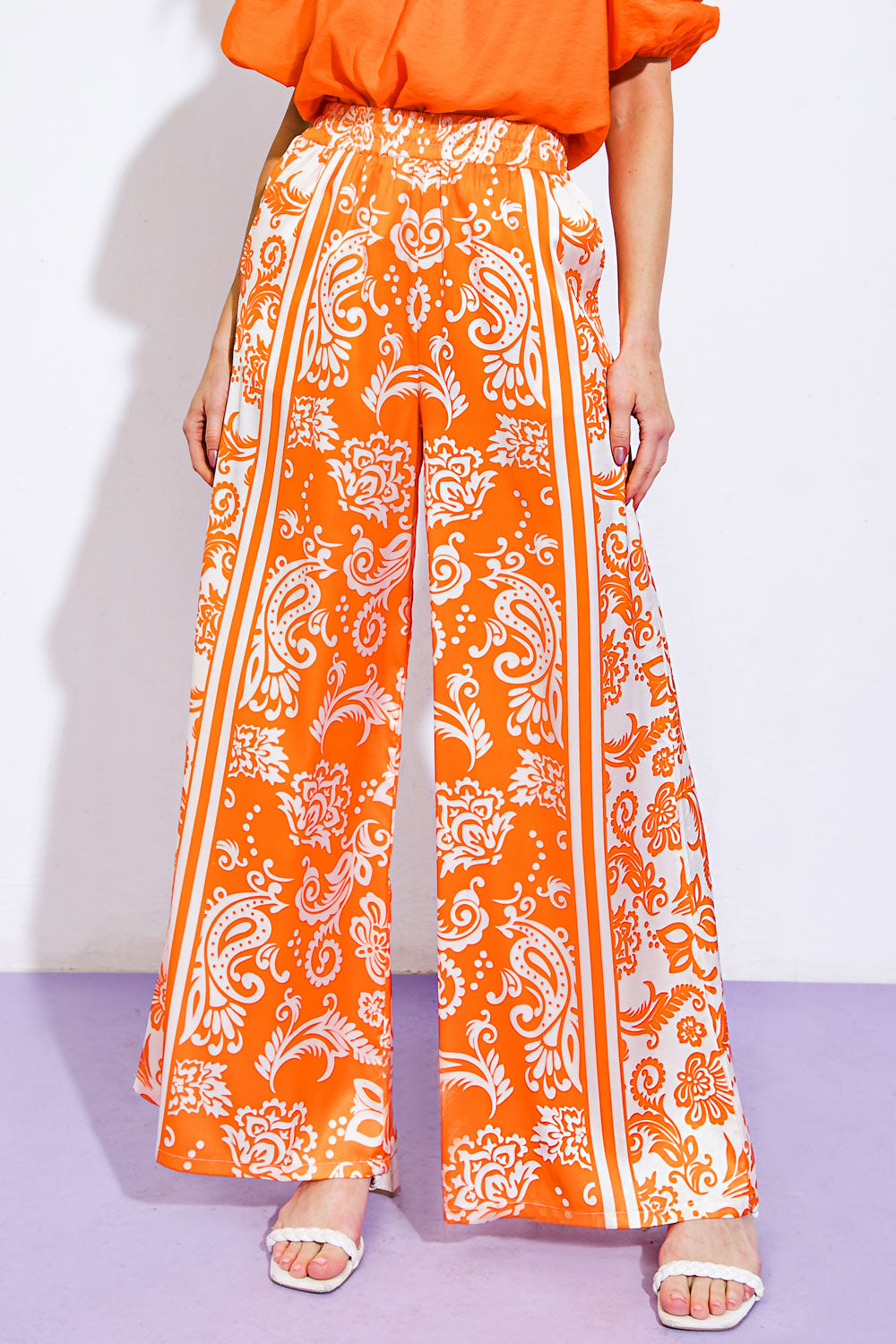 SUNSET PROMISES WOVEN PANTS Flying Tomato