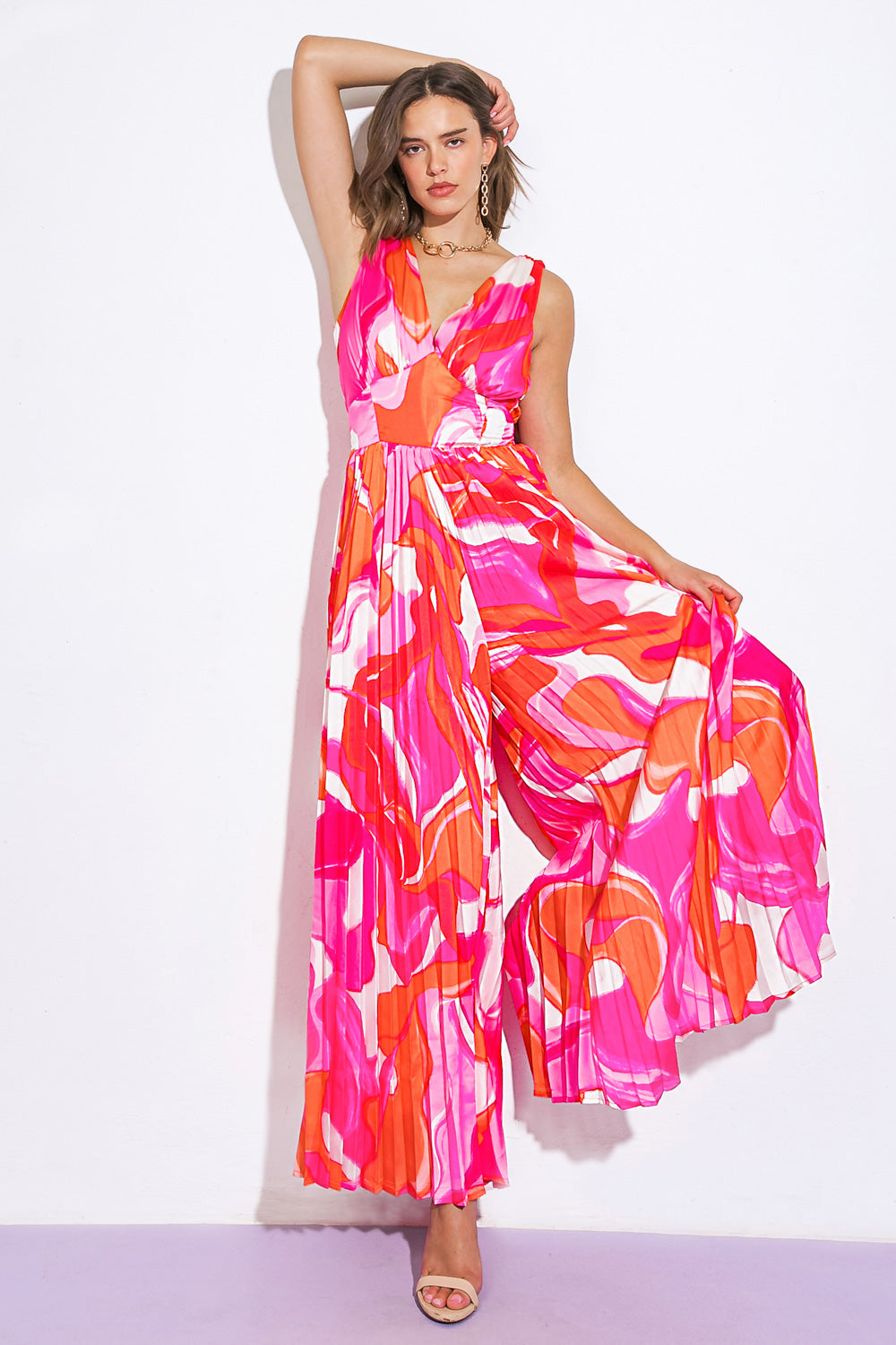 CHASING YOU WOVEN JUMPSUIT Flying Tomato