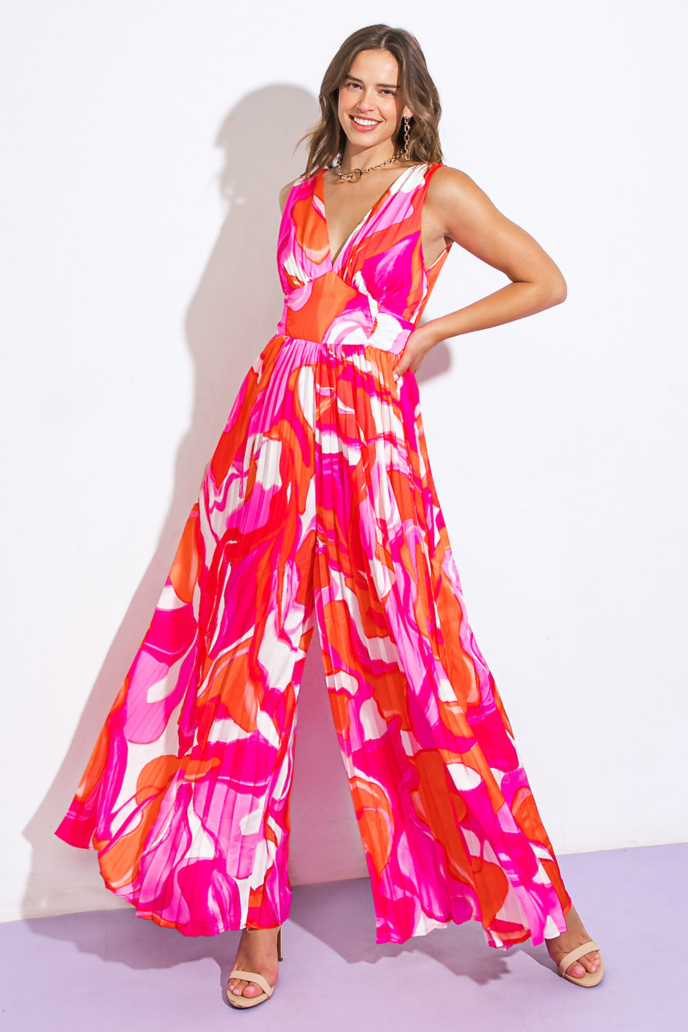 CHASING YOU WOVEN JUMPSUIT Flying Tomato