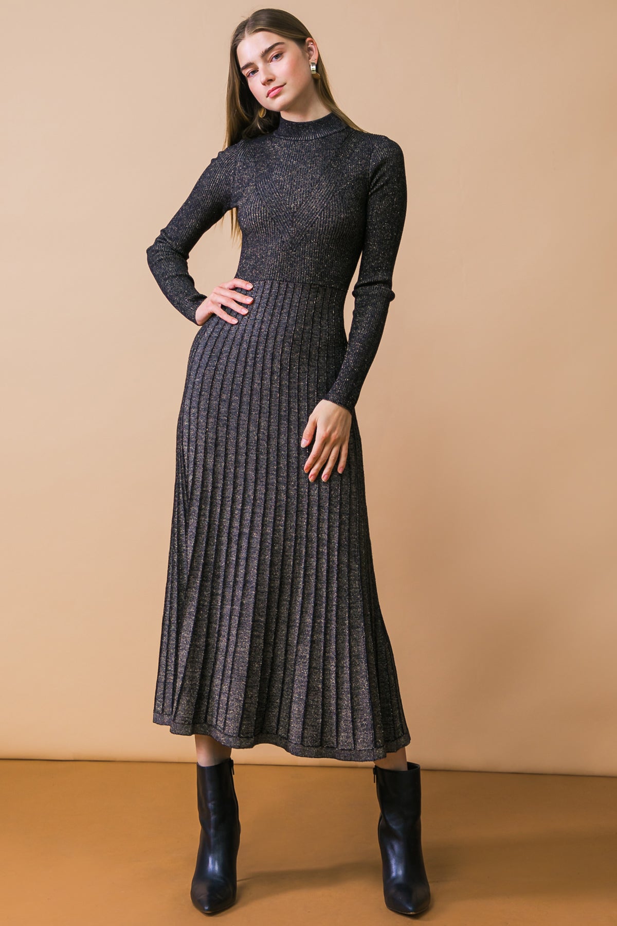 STAY COZE SWEATER MIDI DRESS Flying Tomato