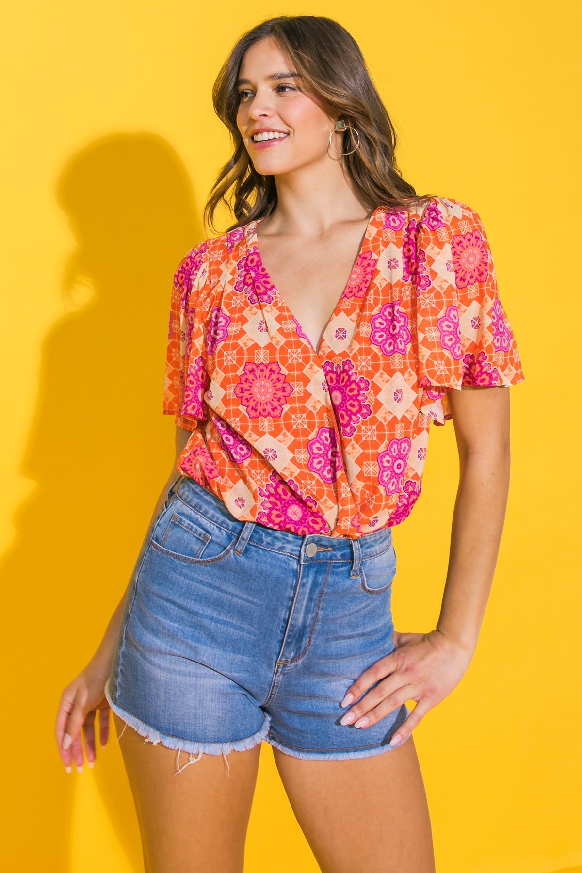 MADE FOR THE OCCASION WOVEN BODYSUIT Flying Tomato