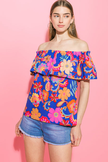 BELIEVE IN DESTINY POPLIN TOP