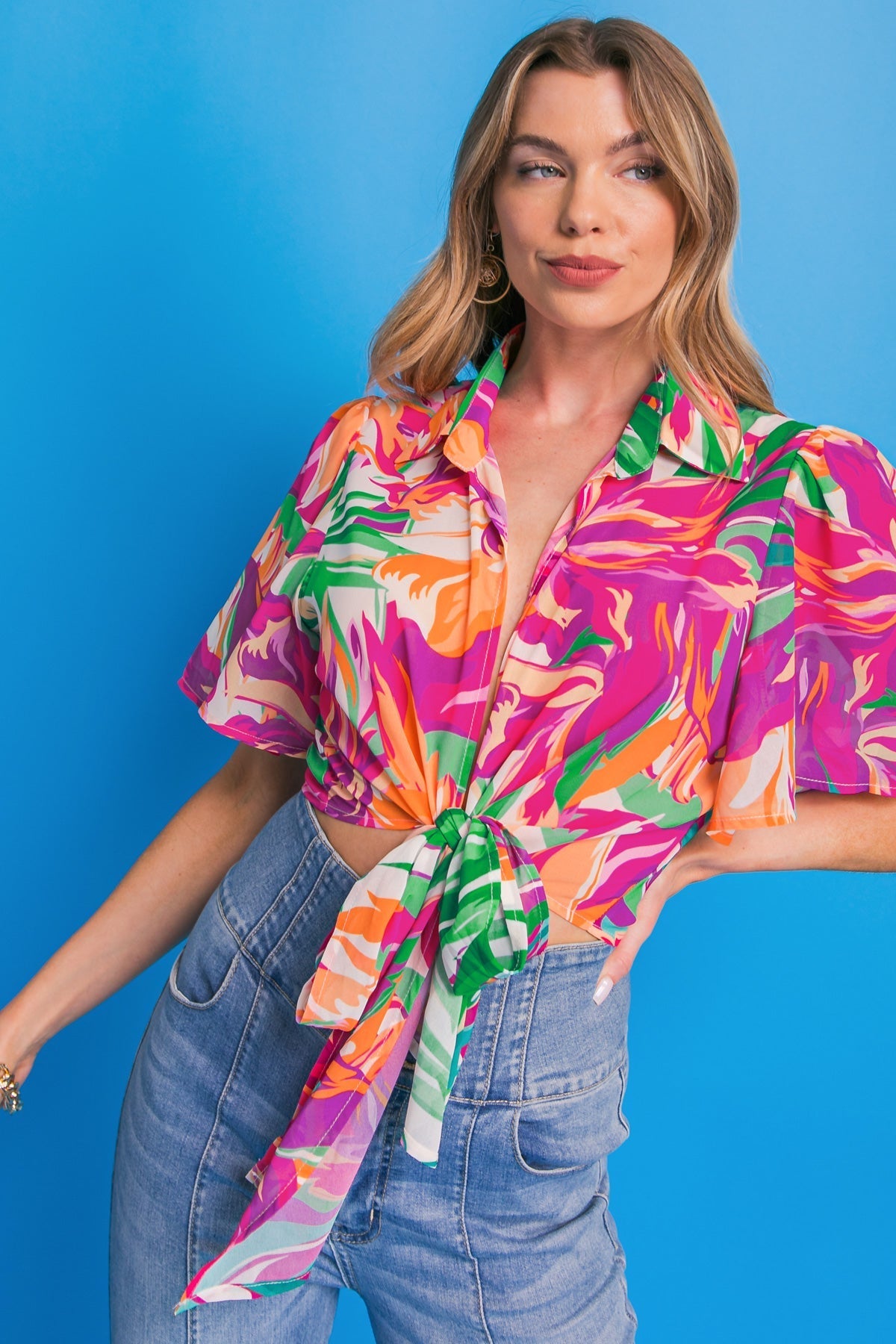 STAND BY ME WOVEN TOP Flying Tomato