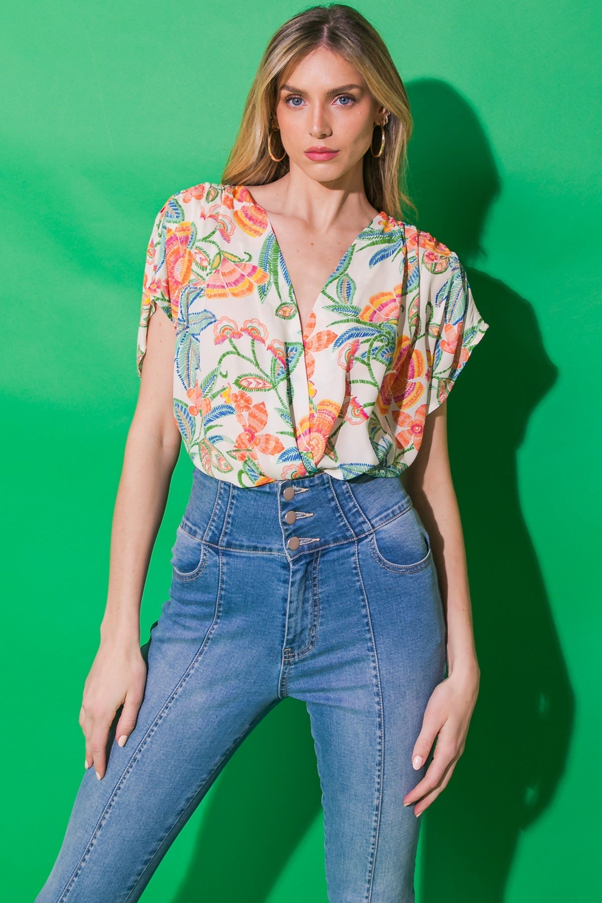 GOT YOU ON MY MIND WOVEN BODYSUIT Flying Tomato