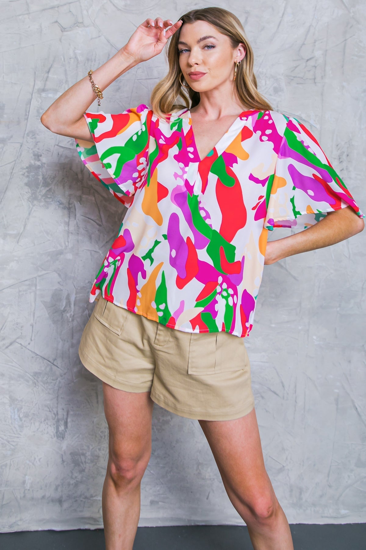 STYLISH SUMMER WOVEN TOP Flying Tomato