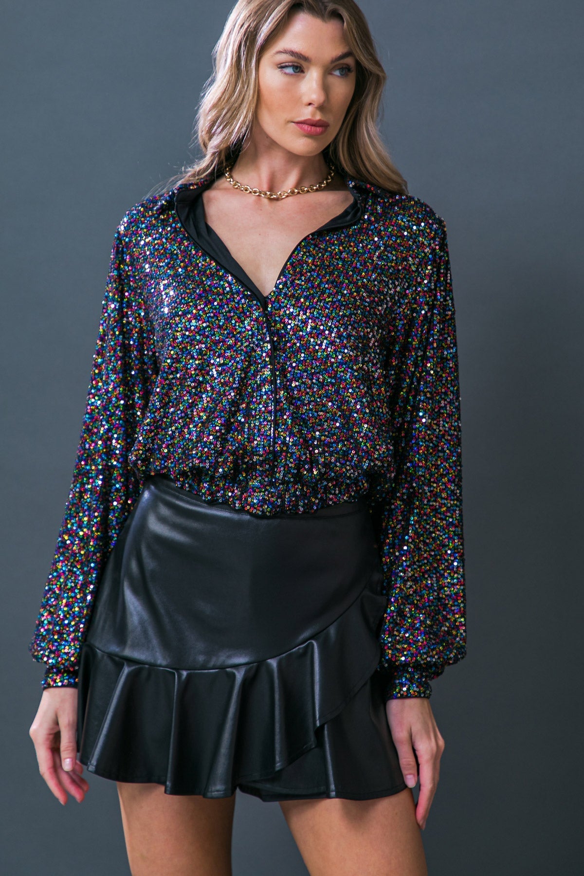 FREEDOM CALLS SEQUIN TOP Flying Tomato