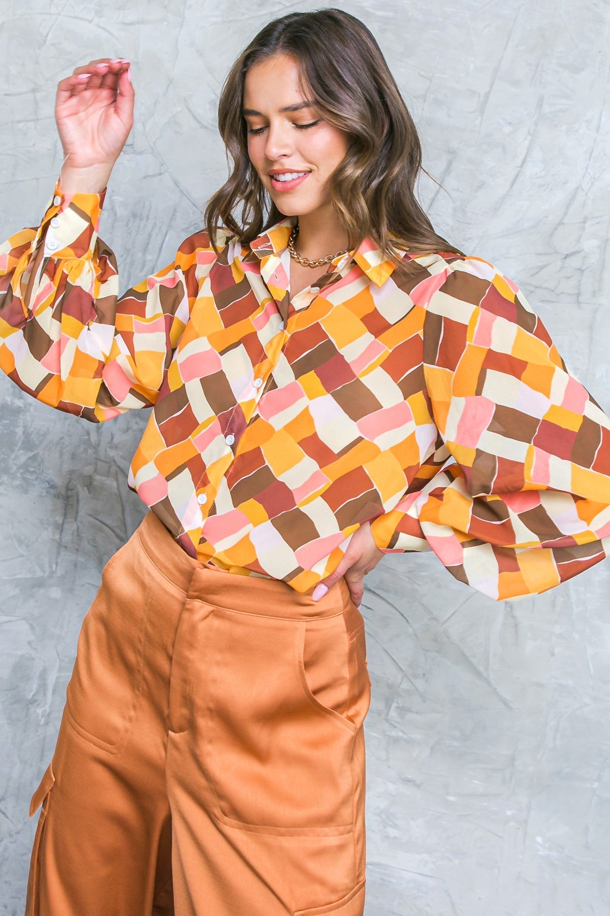 ENJOY EACH DAY WOVEN TOP Flying Tomato