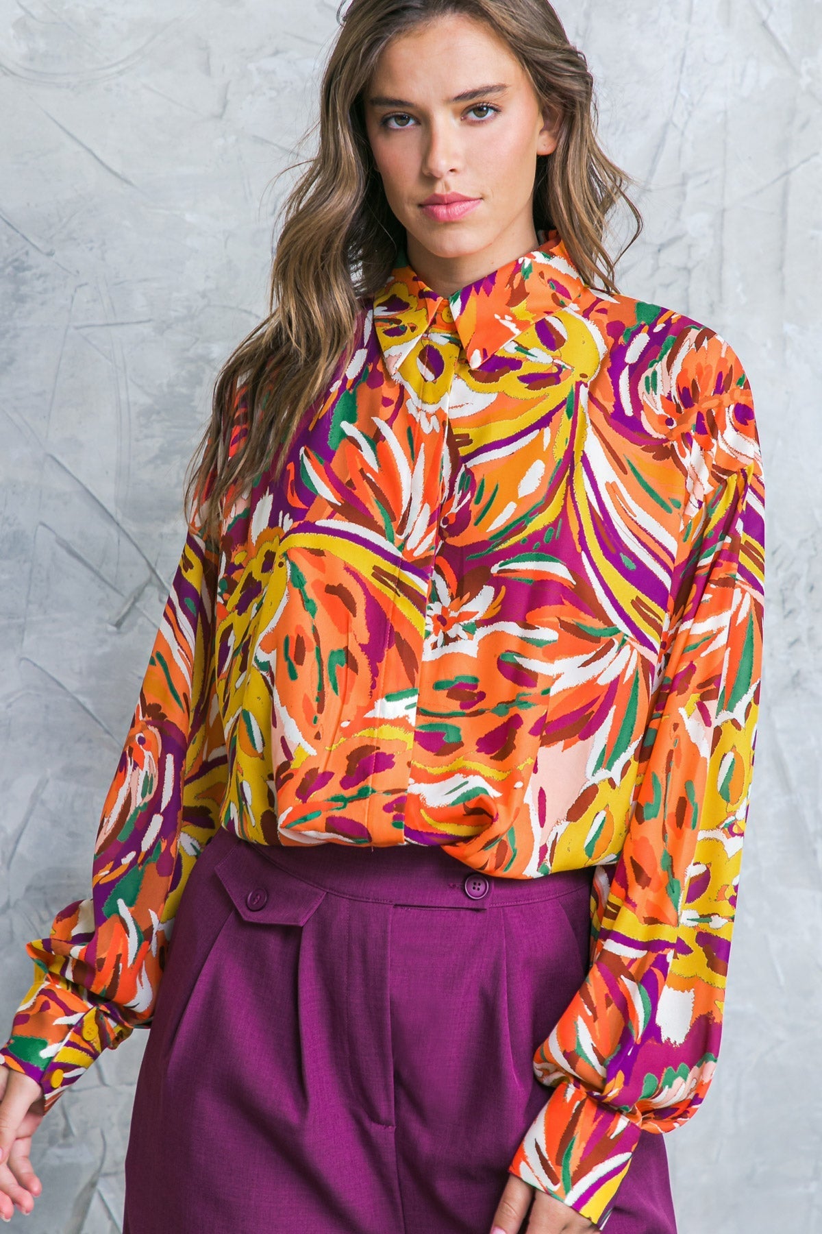 FAMOUS BEHAVIOR WOVEN TOP Flying Tomato