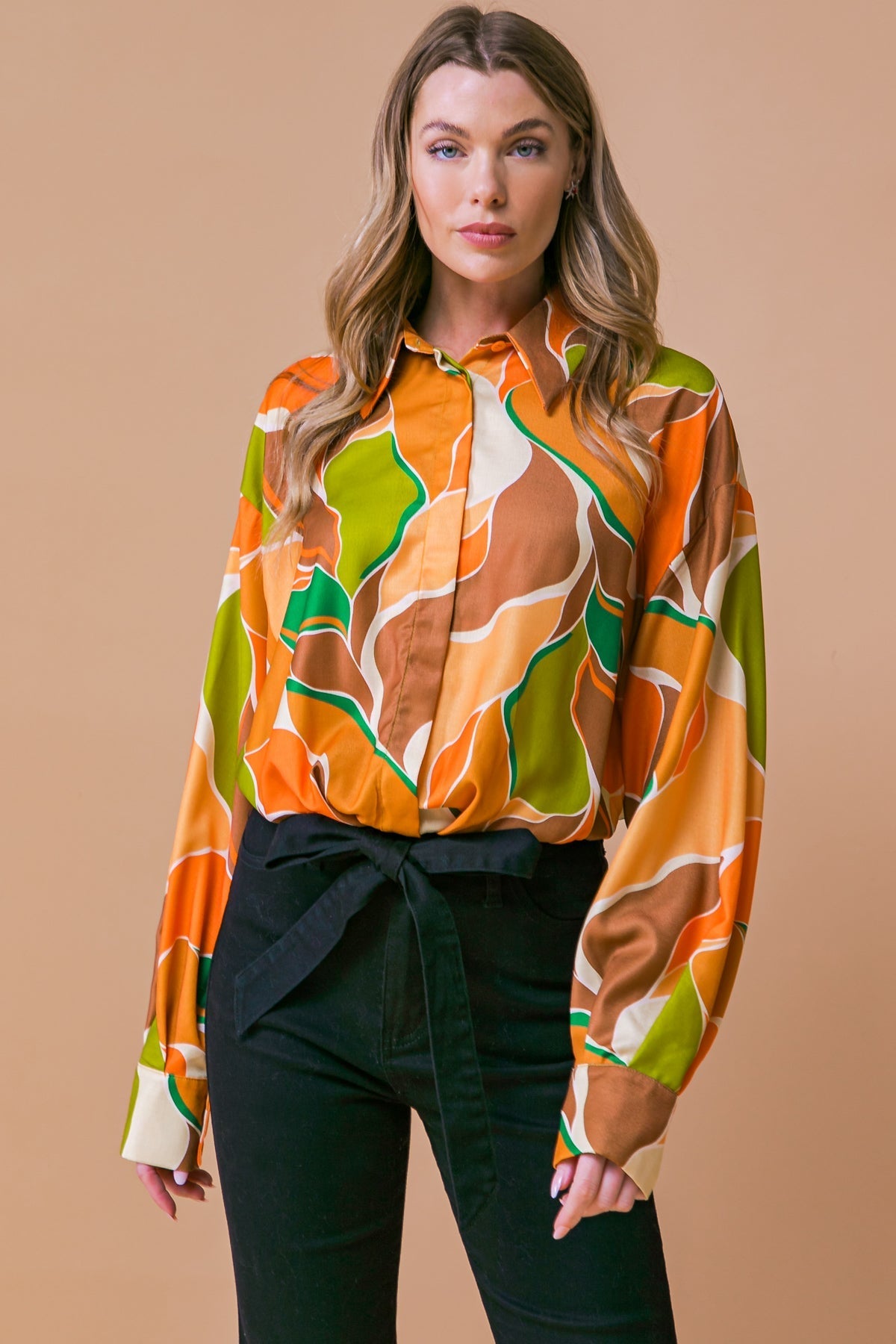 SWEETEST ENTRANCE WOVEN TOP Flying Tomato