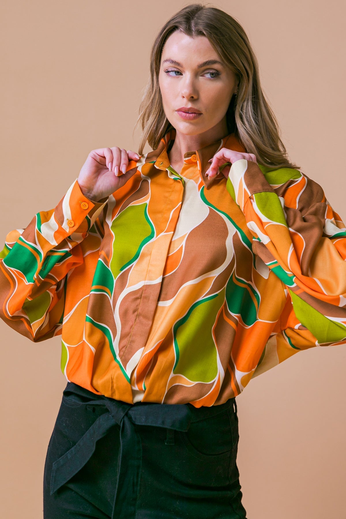 SWEETEST ENTRANCE WOVEN TOP Flying Tomato