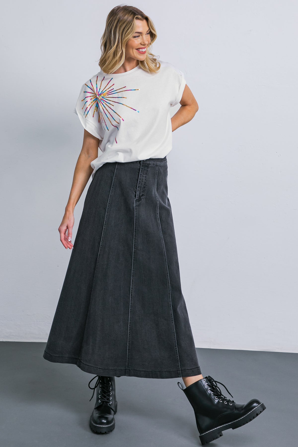 TALK ABOUT BEAUTY KNIT TOP Flying Tomato