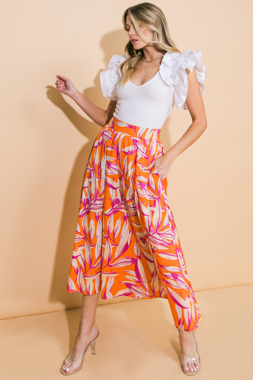 SUPER STAR PLATFORM KNIT BODYSUIT Flying Tomato