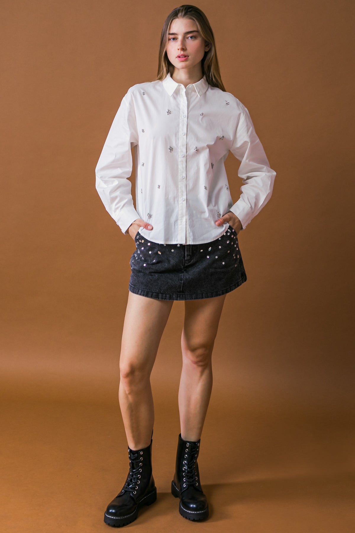 HIT OR MISS POPLIN SHIRT Flying Tomato