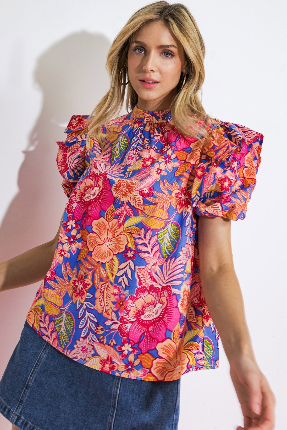 FOREVER REMEMBERING WOVEN TOP Flying Tomato