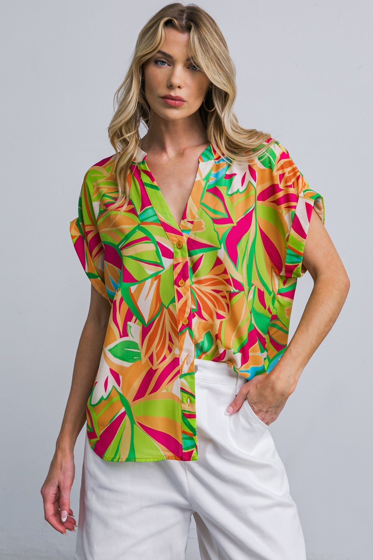 FAVORITE ICON WOVEN TOP Flying Tomato