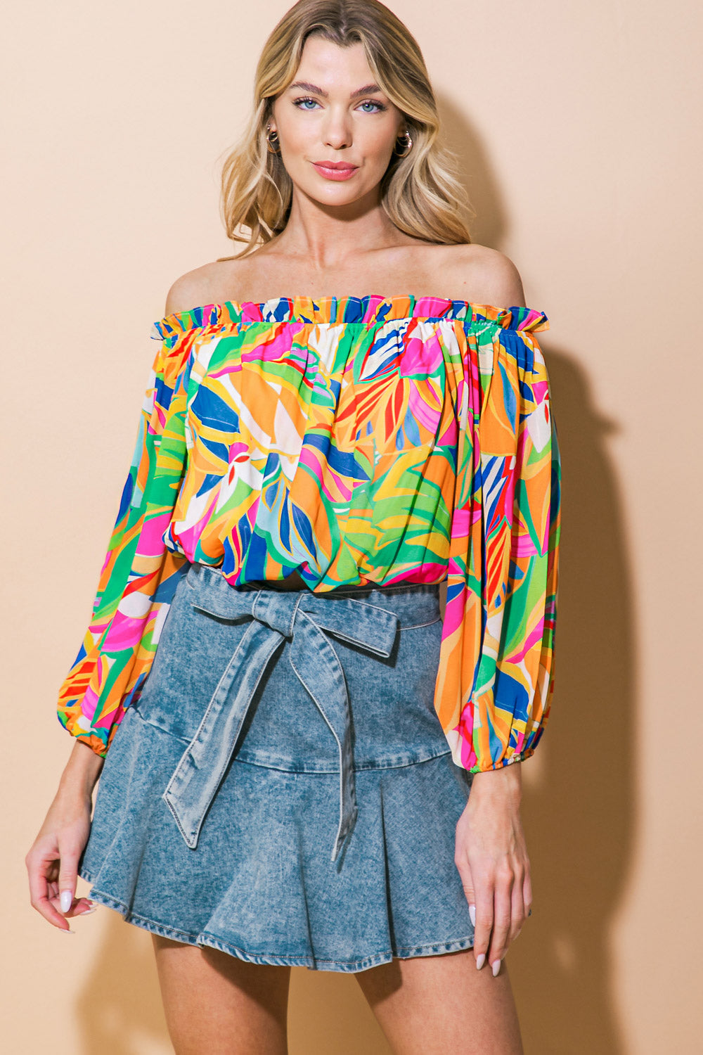 ENTERTAIN ME WOVEN TOP Flying Tomato