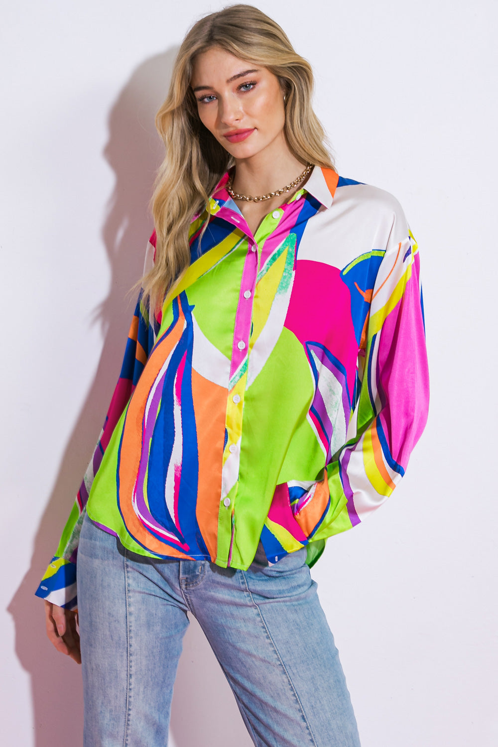 GET GOING WOVEN TOP Flying Tomato