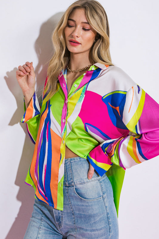 GET GOING WOVEN TOP Flying Tomato
