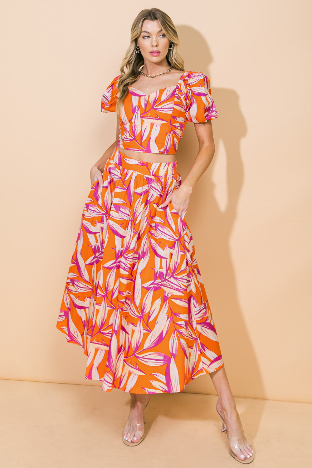 A WORLD OF GOOD WOVEN CROP TOP Flying Tomato