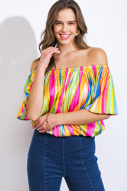 UPLIFT THE FEELING WOVEN TOP