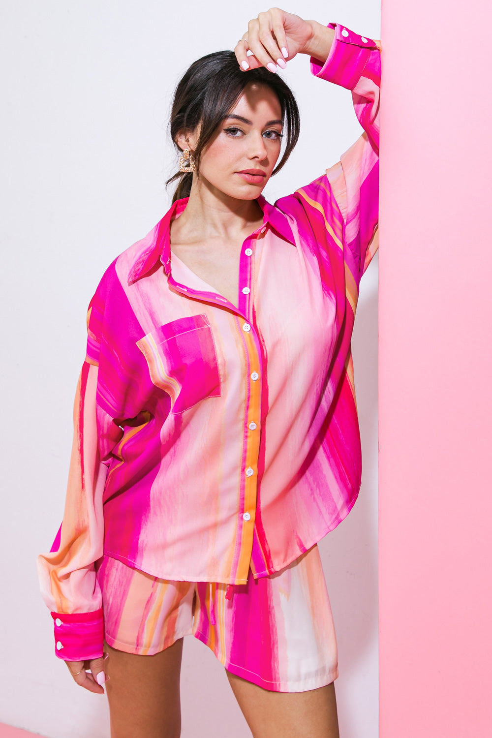 TAKE THE LEAD WOVEN TOP Flying Tomato