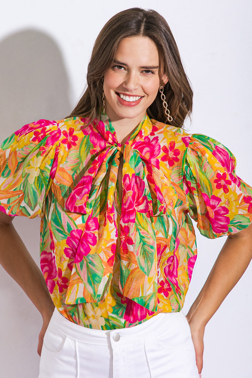 DAY DOWNTOWN WOVEN TOP Flying Tomato