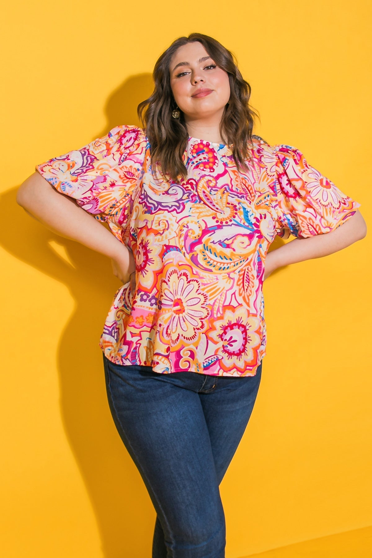 READY TO RUN WOVEN TOP Flying Tomato