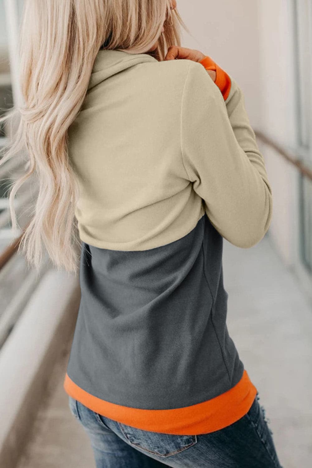 Casual pumpkin graphic hoodie