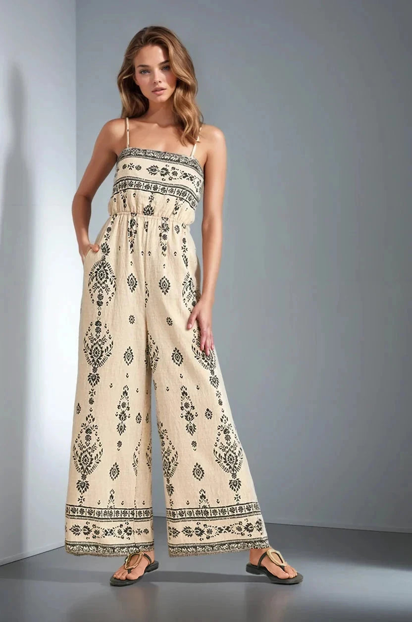 Wanderlight Jumpsuit Flowing Wide Leg Ankle Length Fitkitty Culture Athleisure Wear, Yoga Wear & Women's Clothing