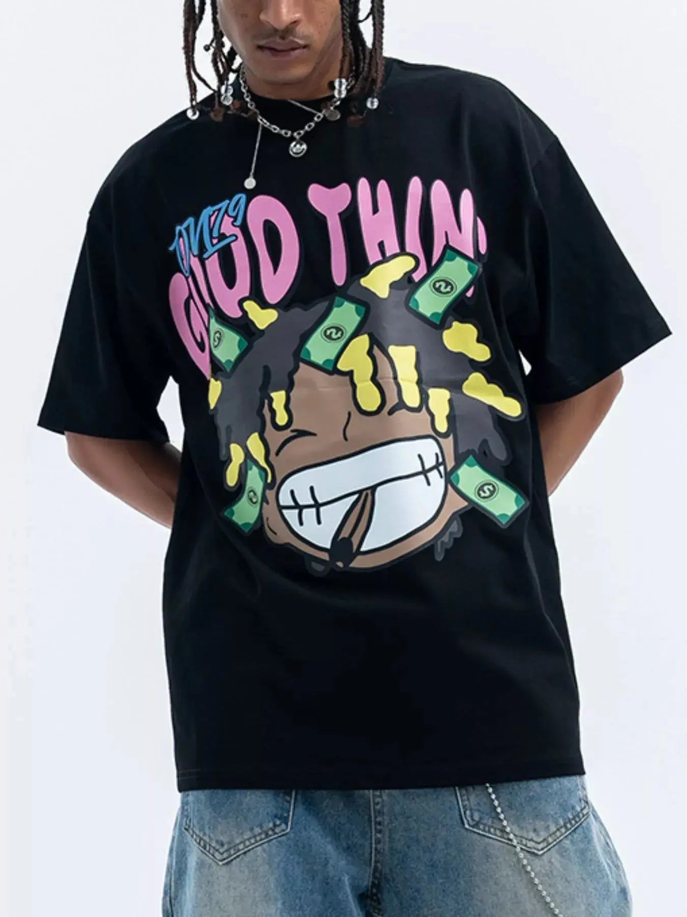 Men's Graphic Round Neck Casual T-Shirt Simply Love