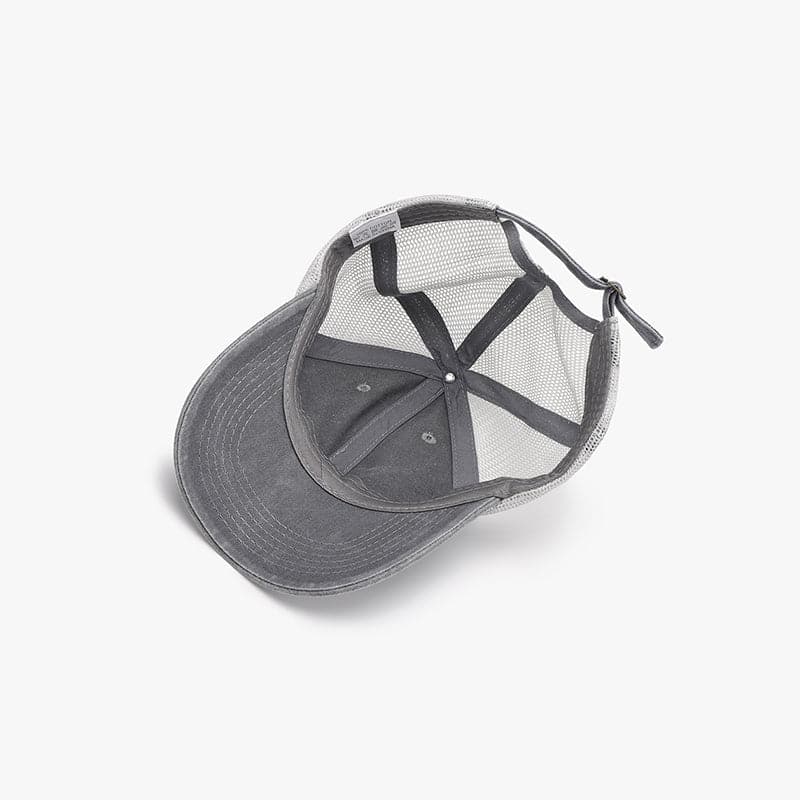 Breathable Mesh Adjustable Baseball Cap.