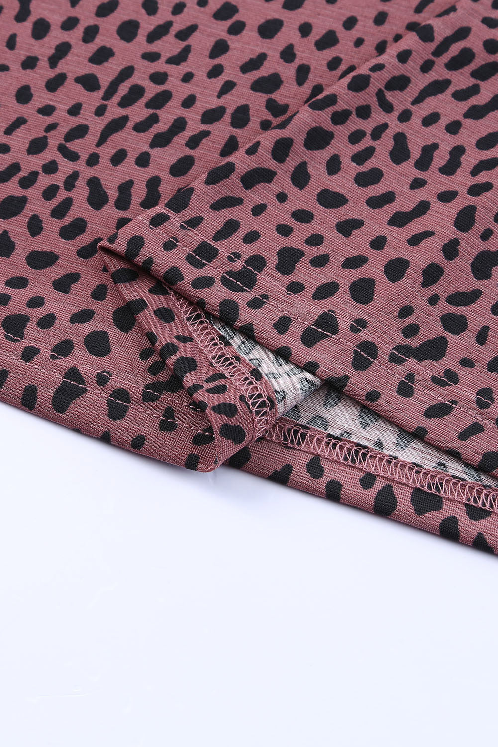 Apricot Cheetah Print Casual Crew Neck T Shirt - Product image 37 T Shirts by Divine Design4U