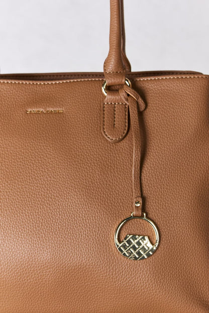 David Jones Structured Leather Handbag.