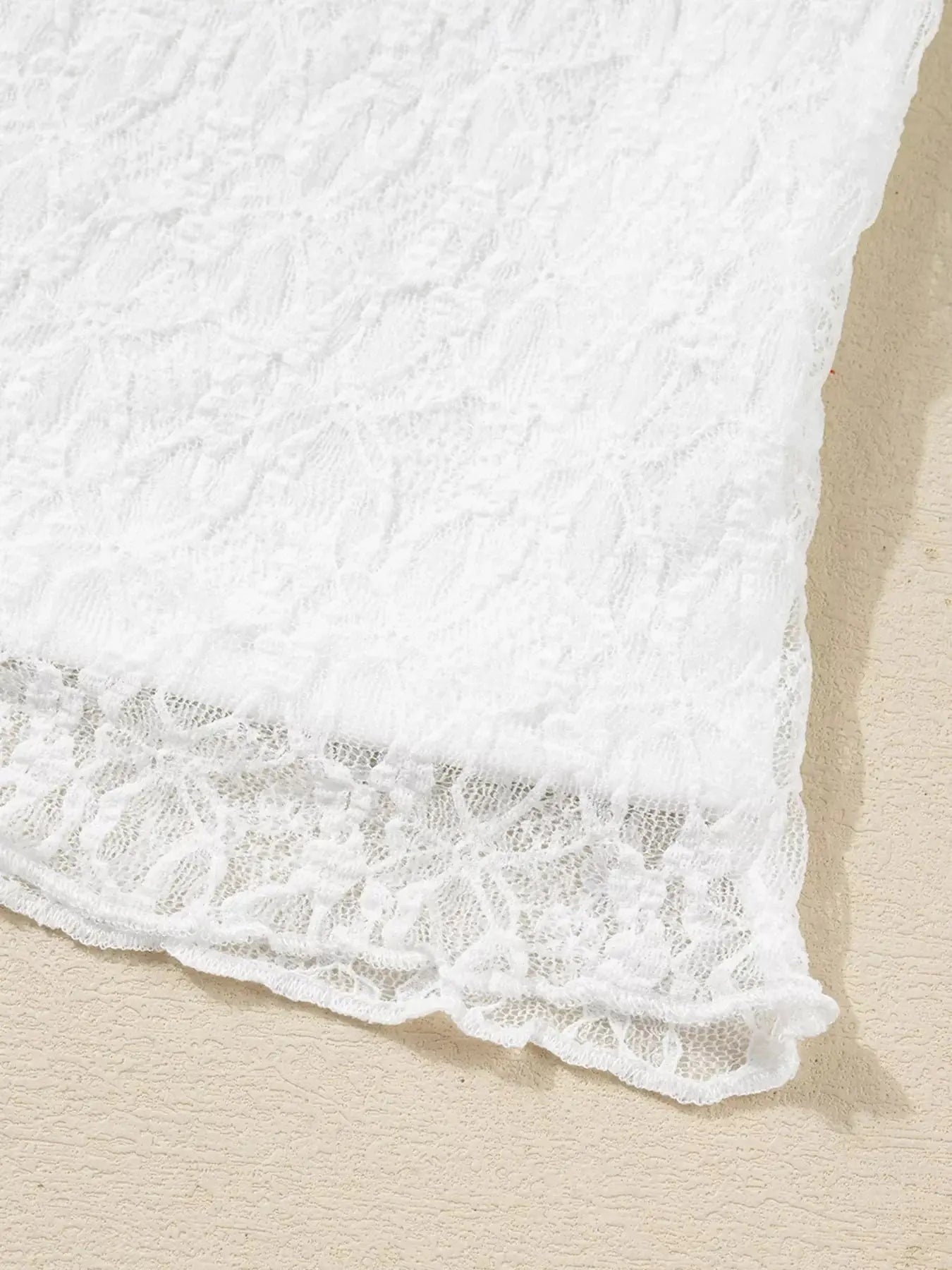 Sheer Lace Long Sleeve Slim Henley Top Simply Love
