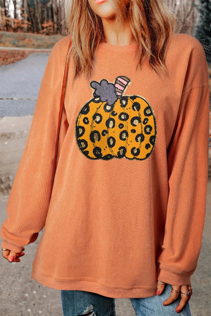 Pumpkin Round Neck Long Sleeve SweatshirtFeatures: Basic style
Sheer: Opaque
Stretch: No stretch
Material composition: 100% polyester
Care instructions: Machine wash cold. Tumble dry low.
Imported


Size
USLove Salve Pumpkin Round Neck Long Sleeve SweatshirtSweatshirts & Hoodies