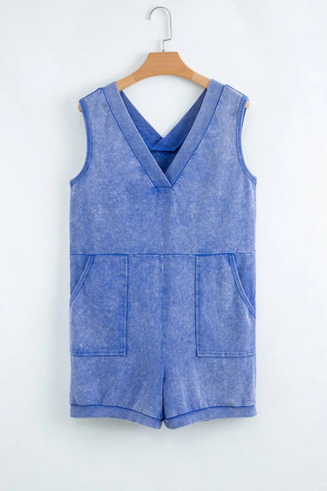 Simply Love: Loose Mineral Wash Romper