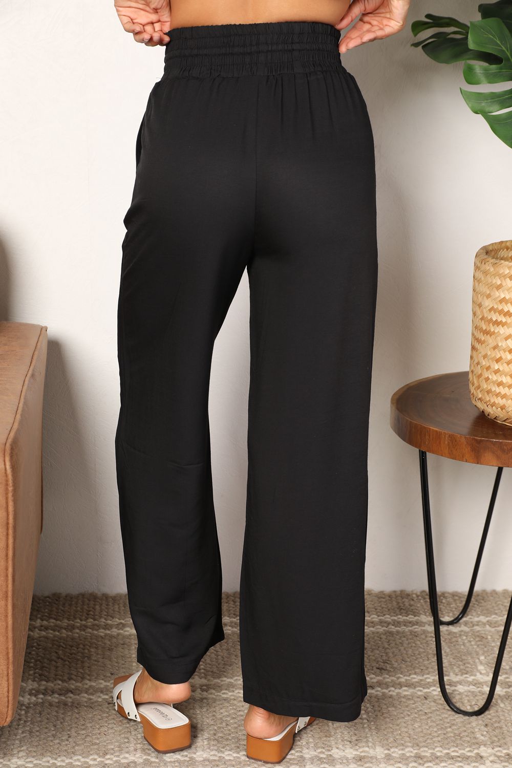 Double Take: Smocked Wide Leg Pants