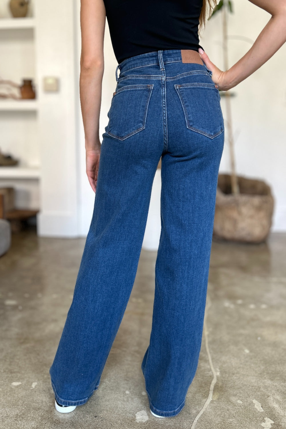Judy Blue Full Size High Rise Straight Jeans Coco’s Tee Boutique