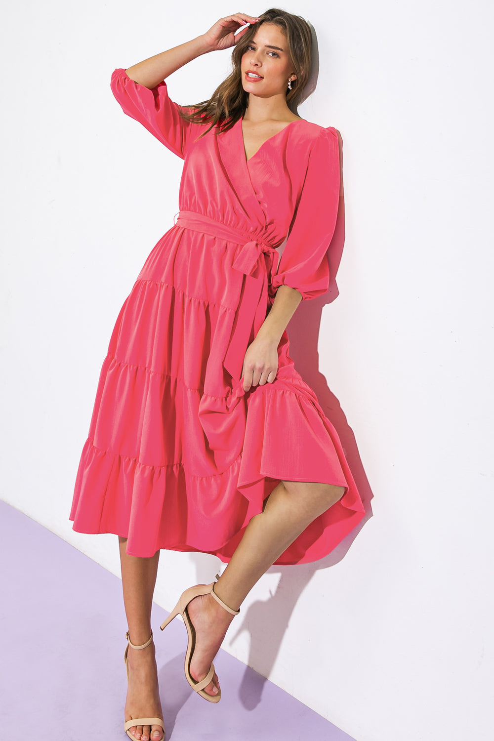 SECRET WHISPERS MIDI DRESS Flying Tomato