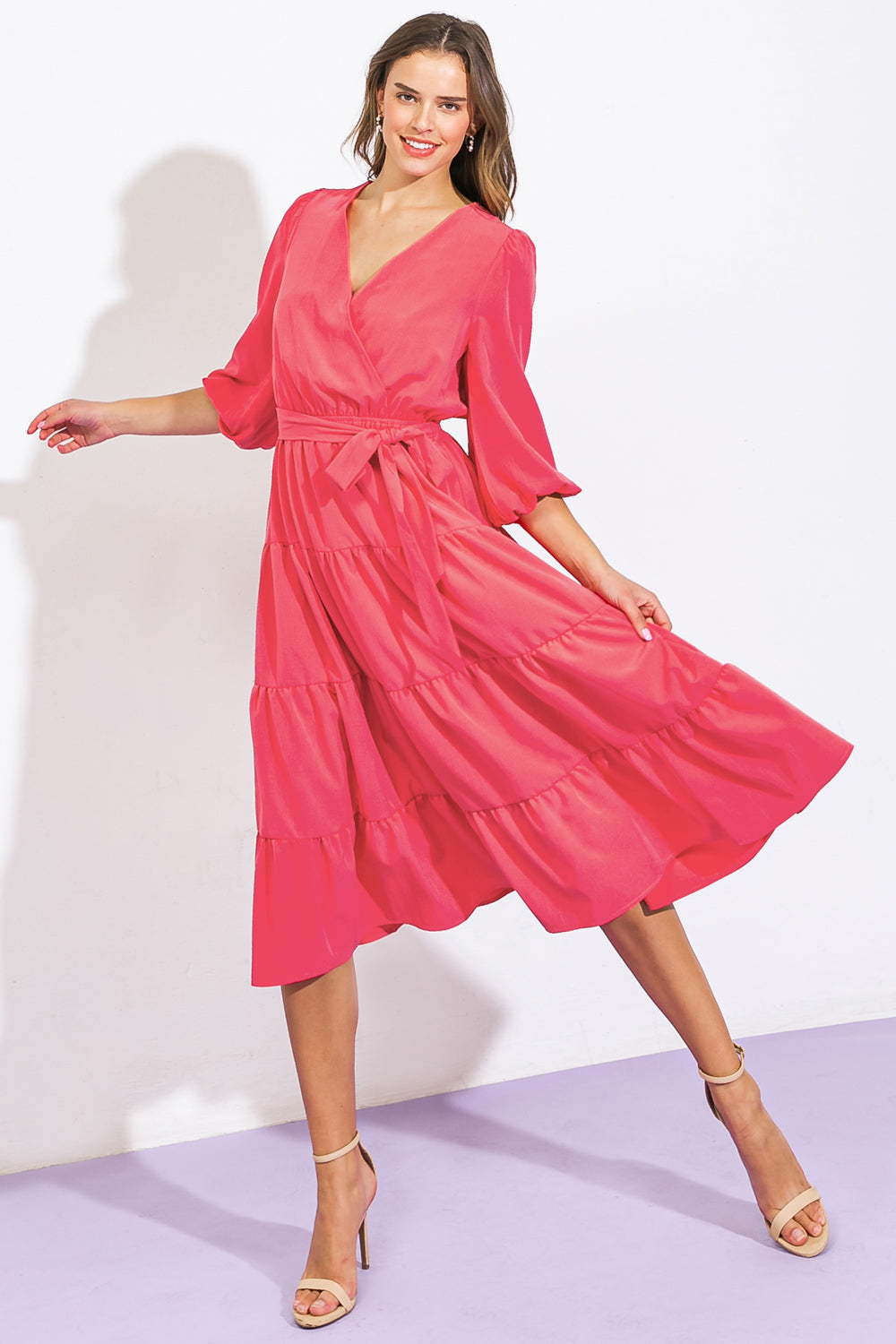 SECRET WHISPERS MIDI DRESS Flying Tomato