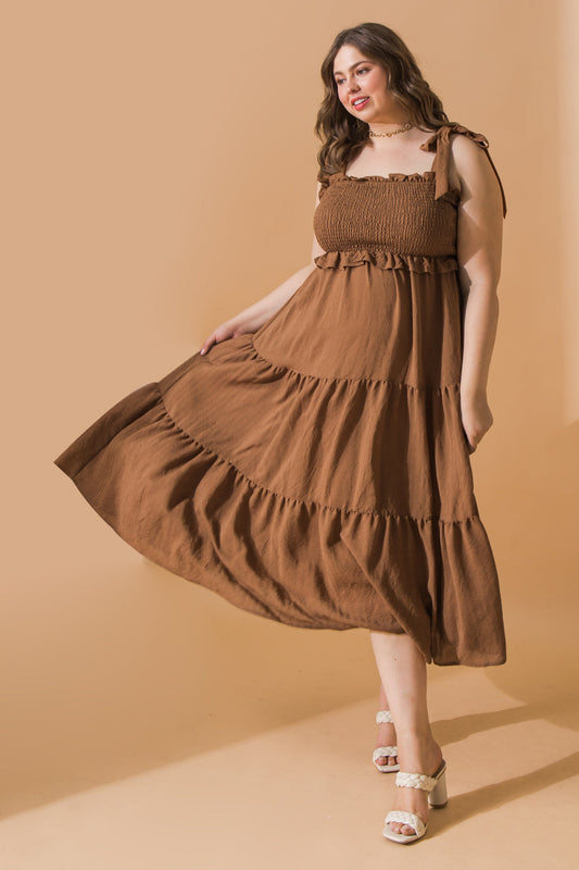 SAVE YOUR TEARS MIDI DRESS Flying Tomato