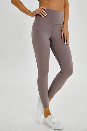 Wide Seamless Band Waist Sports Leggings.