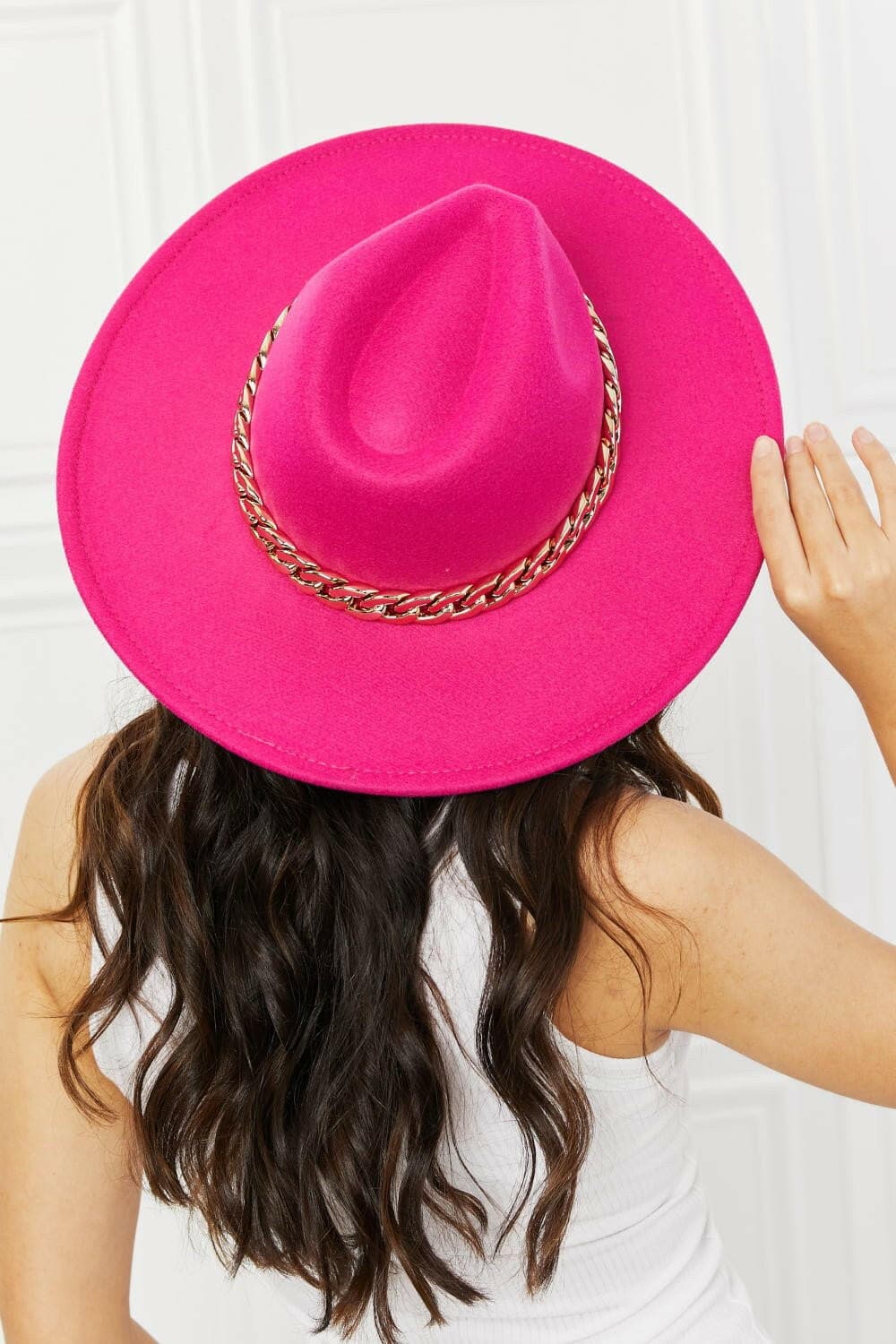 Fame Keep Your Promise Fedora Hat in Pink - Love Salve