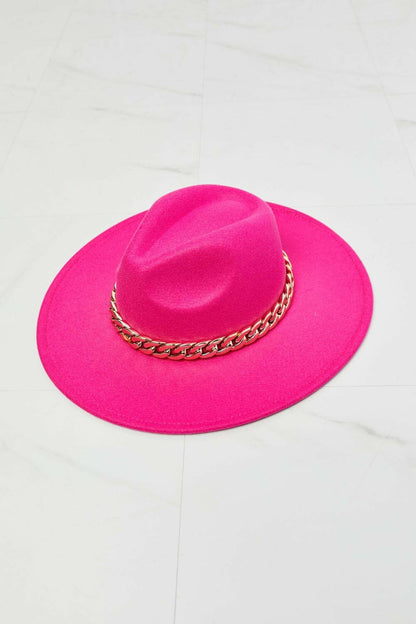 Fame Keep Your Promise Fedora Hat in Pink - Love Salve