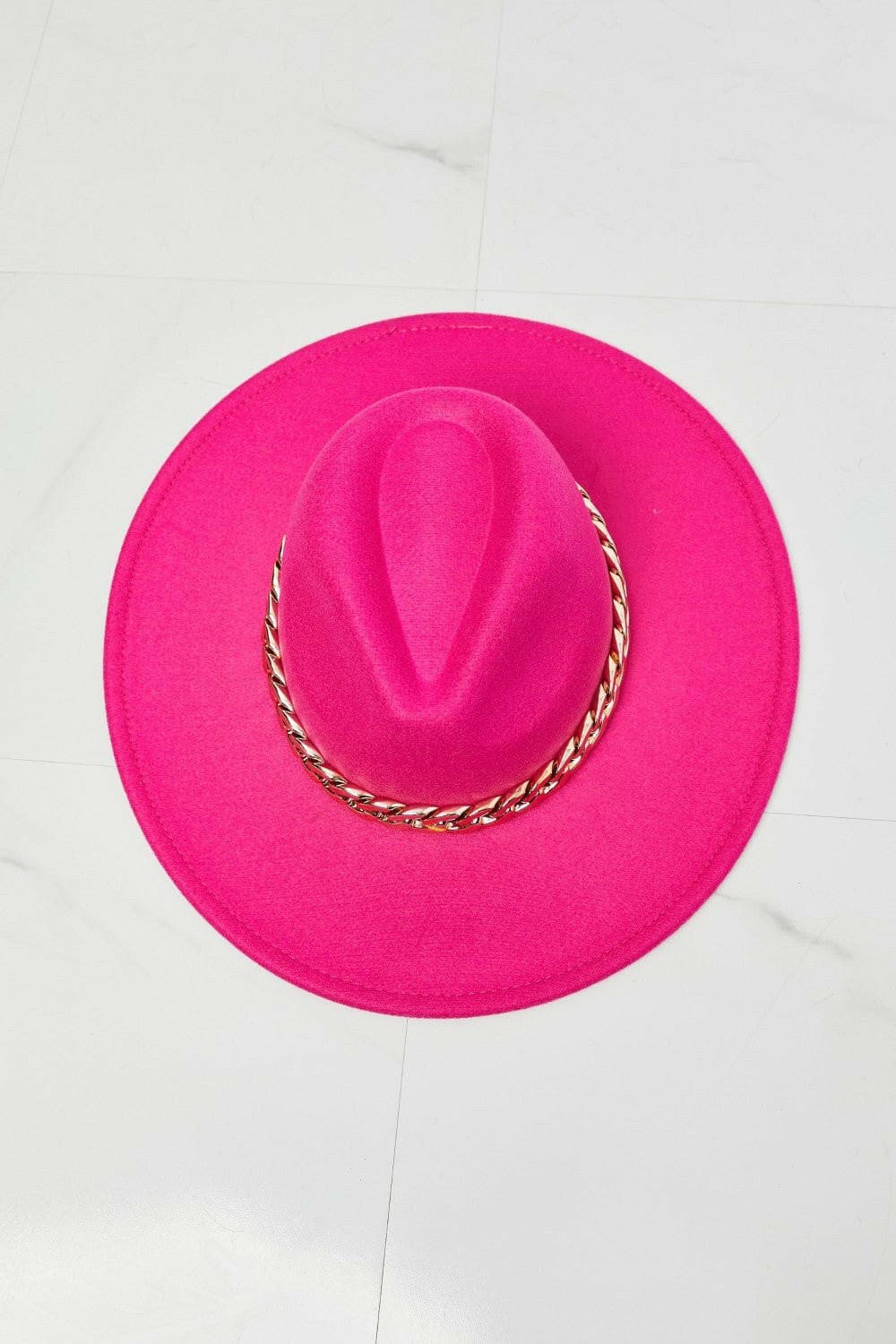 Fame Keep Your Promise Fedora Hat in Pink - Love Salve