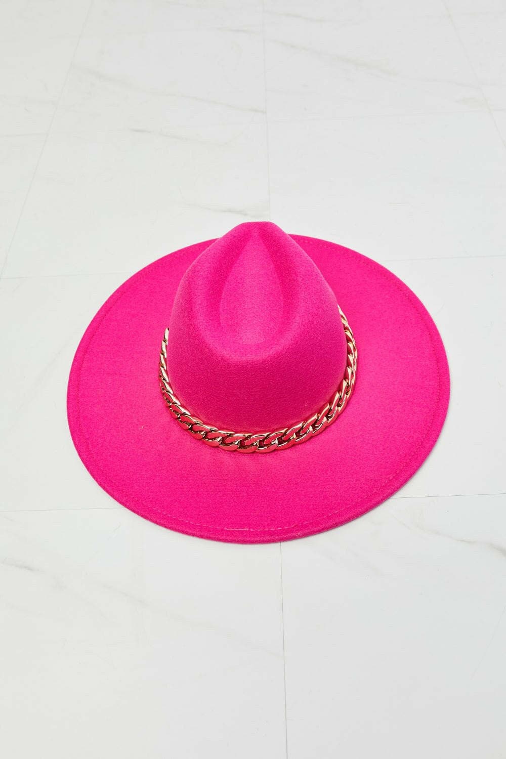 Fame Keep Your Promise Fedora Hat in Pink - Love Salve