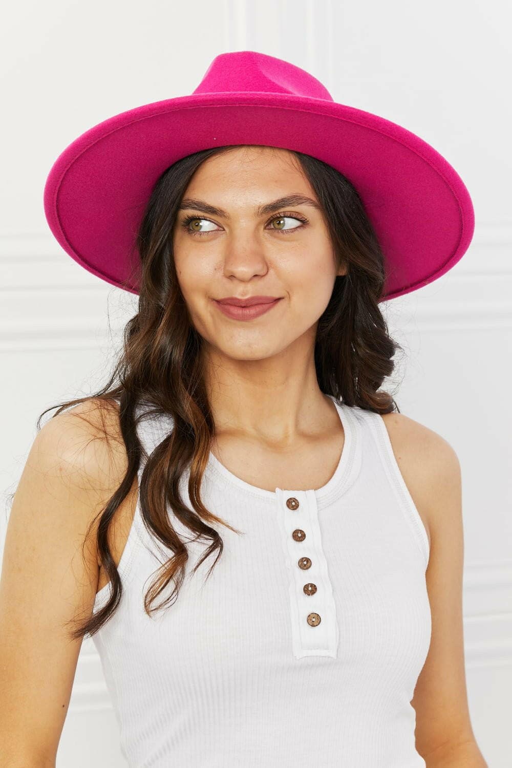 Fame Keep Your Promise Fedora Hat in Pink - Love Salve