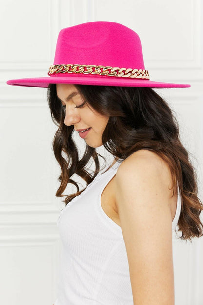 Fame Keep Your Promise Fedora Hat in Pink - Love Salve