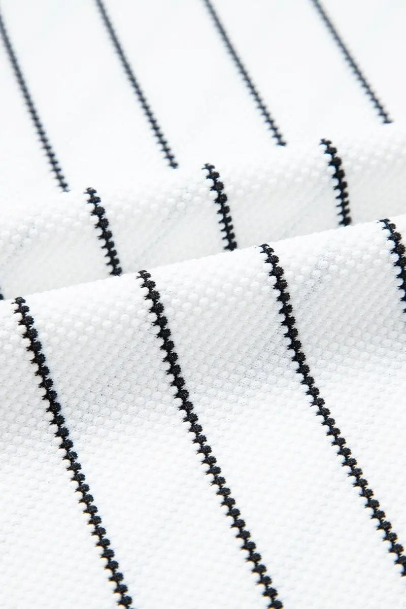 Fashionable Striped V-Neck Long Sleeve Blouse for Women - Love Salve 